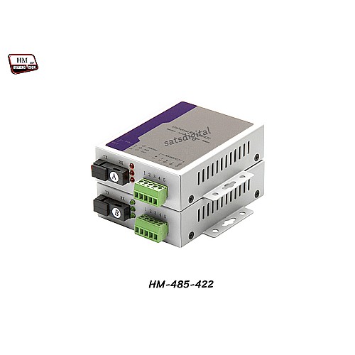 RS485/RS422 (2CH) To Fiber Optic BIDI 20KM