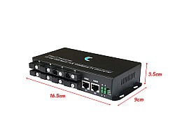 Gigabit Fiber Switch SC (B) 8 Port BIDI 3KM + 2GE