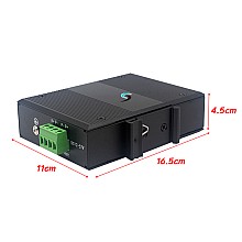 Gigabit Industrial Switch 8 Port + 2GE + 2 SFP Uplink