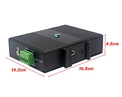 Gigabit IND Switch HUB 16 LAN + 2SFP (Full)