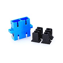  ตัวต่อหัวไฟเบอร์ SC-SC (UPC) DX SM BLUE