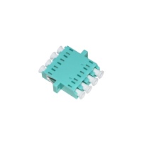 ตัวต่อหัวไฟเบอร์ LC-LC (UPC) Quad MM OM3