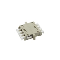 ตัวต่อหัวไฟเบอร์ LC-LC (UPC) Quad MM OM2 ตัวต่อหัวไฟเบอร์ LC-LC (UPC) Quad MM OM2