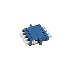 ตัวต่อหัวไฟเบอร์ LC-LC (UPC) Quad SM BLUE ตัวต่อหัวไฟเบอร์ LC-LC (UPC) Quad SM BLUE