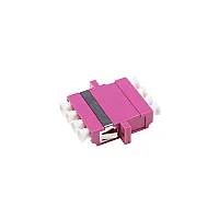 ตัวต่อหัวไฟเบอร์ LC-LC (UPC) Quad MM OM4