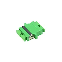 ตัวต่อหัวไฟเบอร์ SC-SC (APC) DX SM GREEN