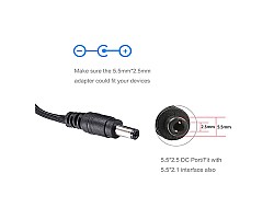 XJ Adapter DC CCTV 12V/5A รุ่น 1250