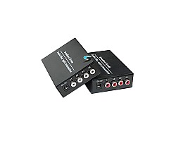 Audio 4 Channel To Fiber Converter 20KM