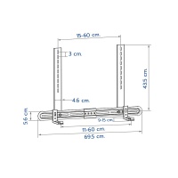 BDEE ขาแขวนลำโพงซาวด์บาร์ รุ่น SB-01