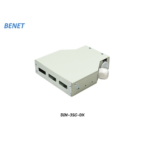 DIN Rail Terminal Box Duplex Indoor 6 Core ไม่รวมตัวต่อ