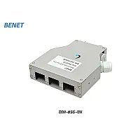 DIN Rail Terminal Box Duplex Indoor 12 Core ไม่รวมตัวต่อ