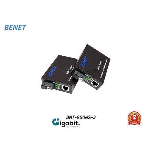 Gigabit Media Converter SM BIDI 3KM รุ่น BNT-950GS-3 Gigabit Media Converter SM BIDI 3KM รุ่น BNT-950GS-3