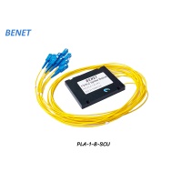 Splitter (PLC) Fiber Optic SC/UPC 1X8 abs Type Splitter (PLC) Fiber Optic SC/UPC 1X8 abs Type