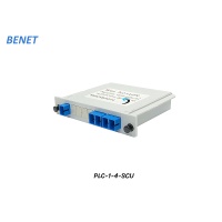 Splitter (PLC) Fiber Optic SC/UPC 1X4 Box Type Splitter (PLC) Fiber Optic SC/UPC 1X4 Box Type