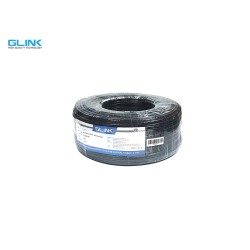 GLINK สาย RG6 พร้อมสายไฟ AC ชีลด์ 95% (100M)