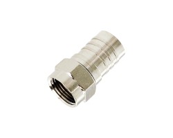 หัว F-TYPE ชนิดบีบ สำหรับสาย RG6 