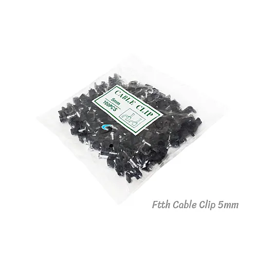 กิ๊บตอกสายไฟเบอร์ออฟติก FTTH Flat Type 1-6 Core