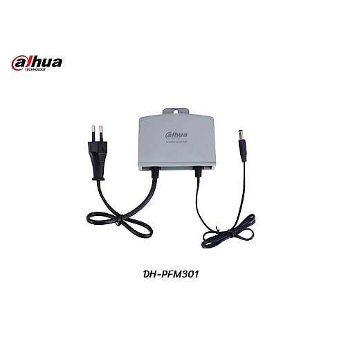 Dahua Adapter 12V/2A (กันน้ำ) รุ่น DH-PFM301