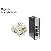 Gigabit Induatrial Switch 10 Port (Full)