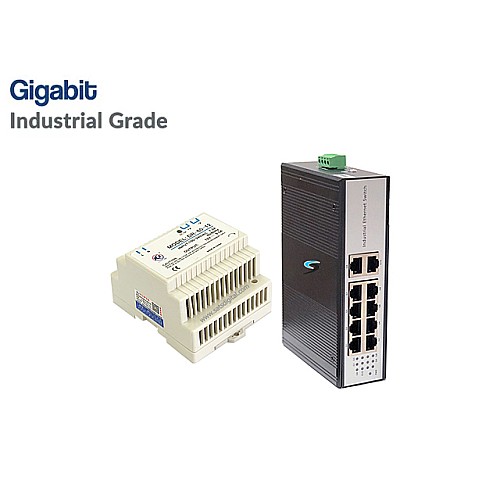 Gigabit Induatrial Switch HUB 10 LAN (Full)