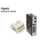 Gigabit IND Switch 10 Port + 2SFP Port (IND Power) Gigabit IND Switch 10 Port + 2SFP Port (IND Power)
