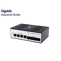 Gigabit Industrial Switch HUB 4 LAN + 4SFP