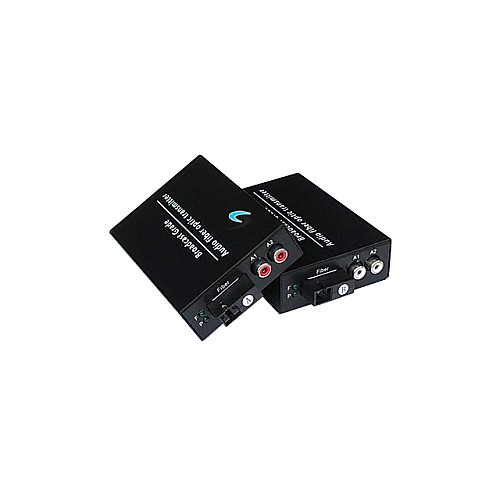 Audio To Fiber Optic Extender 2 Channel 20km