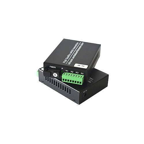 Dry Contact 4 Way Forword Switch To Fiber Optic