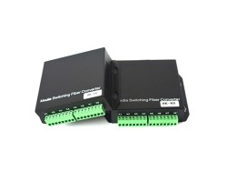 Dry Contact Switch 8 CH To Fiber Converter