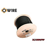 สายไฟเบอร์ออฟติก Owire 2 Core SM 1KM (มีสลิง)