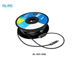 สาย HDMI ไฟเบอร์ออฟติก GLINK 4K@60Hz ยาว 30 เมตร