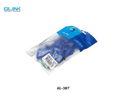 ยางครอบหัวแลน CAT6 สีน้ำเงิน GLINK รุ่น GL387 (50 ชิ้น)