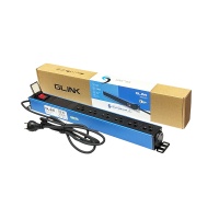 GLINK ปลั๊กไฟ 6 ช่อง สำหรับตู้แร็ค รุ่น GPDU-07B