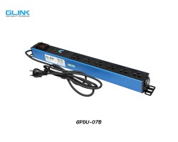 GLINK ปลั๊กไฟ 6 ช่อง สำหรับตู้แร็ค รุ่น GPDU-07B