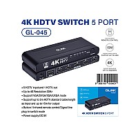 GLINK HDMI Switch 4K@30Hz 5X1 รุ่น GL-045