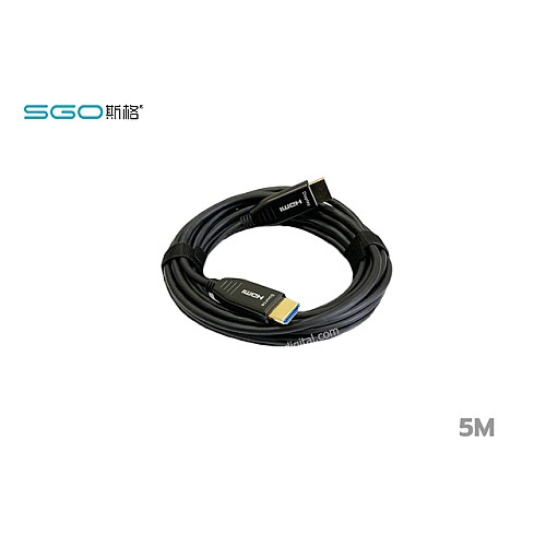 FIBER OPTIC HDMI CABLE 4K เวอร์ชั่น 2.0 ระยะ 5 เมตร