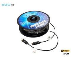 สาย HDMI ไฟเบอร์ออฟติก SGO 4K@60Hz ยาว 100 เมตร