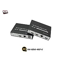 HDMI OVER IP Extender 4K@30Hz + USB KVM (150M)