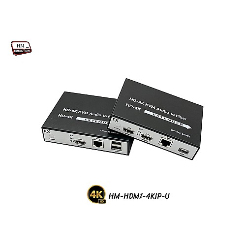 HDMI OVER IP Extender 4K@30Hz + USB KVM (150M)