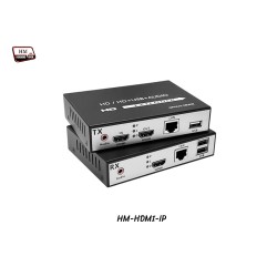 HDMI IP Extender 1080p + USB ระยะ 200 เมตร HDMI IP Extender 1080p + USB ระยะ 200 เมตร