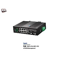 Industrial Gigabit PoE Switch 8 Port + 2SC (Managed)