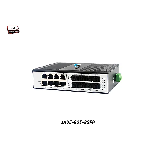 Gigabit Industrial Switch 8 Port + 8SFP Port
