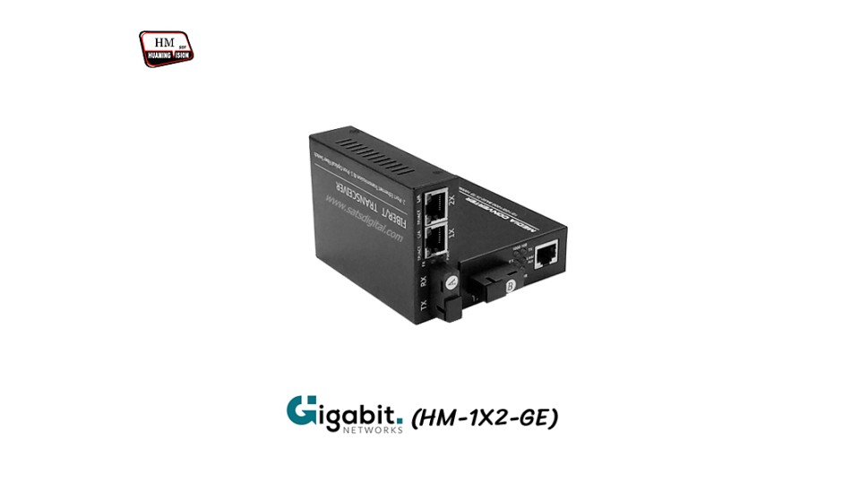 Gigabit Media Converter 1X2 Port SM BIDI 3KM