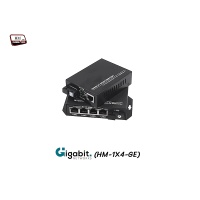 Gigabit Media Converter 1X4 Port SM BIDI 3KM Gigabit Media Converter 1X4 Port SM BIDI 3KM