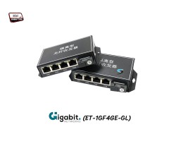 Gigabit Media Converter IN4 OUT4 VLAN Point To Point