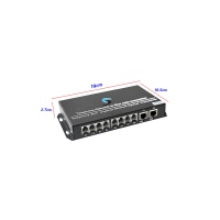 PCM Voice 4 Channel + 2 LAN 10/100 To Fiber Optic