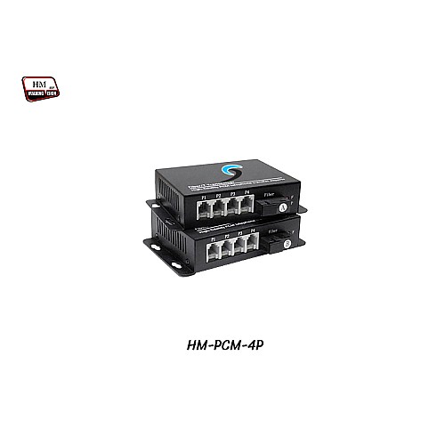 PCM Voice 4 Channel To Fiber Converter