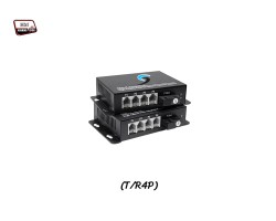 PCM Voice 4 Phone To Fiber Optic