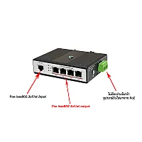 Gigabit Industrial PoE Extender IN1 OUT4