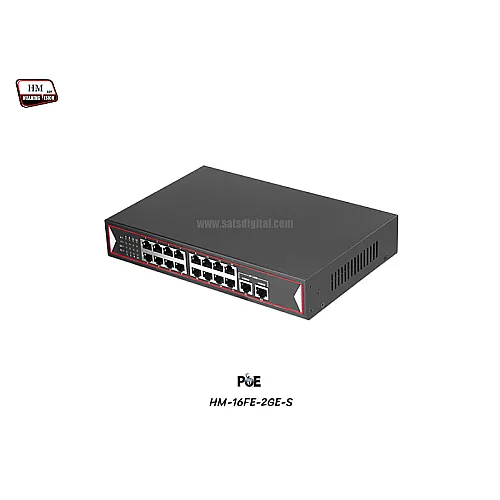 POE Switch 16 Port 10/100 + 2GE (small)